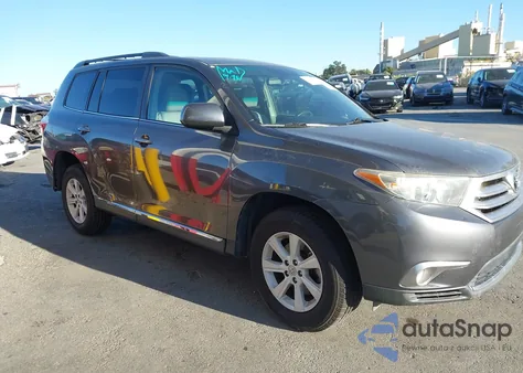 2012 Toyota Highlander Se V6 из США, поврежденный, VIN 5TDZK3EH6CS058780